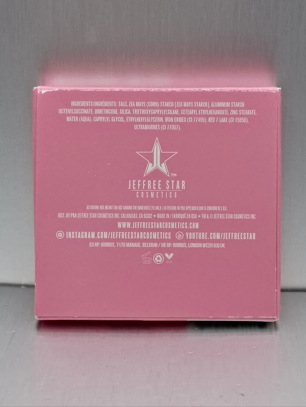 5 For $25 Item🌸 Jeffree Star Eyeshadow Single shade ONLY CHILD 1.5g